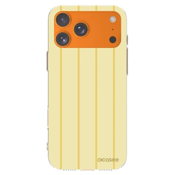 Picasee silikonowe przeźroczyste etui na Apple iPhone 17 Pro Max - Liquid sunshine