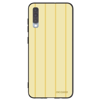 Picasee silikonowe czarne etui na Samsung Galaxy A70 A705F - Liquid sunshine