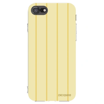 Picasee silikonowe przeźroczyste etui na Apple iPhone 8 - Liquid sunshine