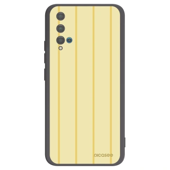 Picasee silikonowe czarne etui na Huawei Nova 5T - Liquid sunshine