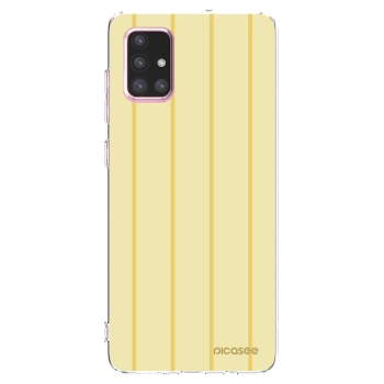 Picasee silikonowe przeźroczyste etui na Samsung Galaxy A71 A715F - Liquid sunshine