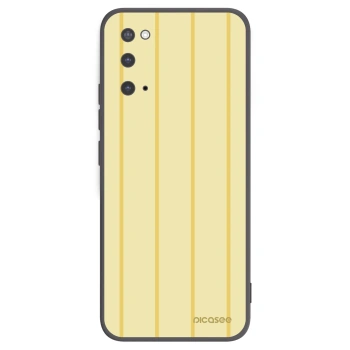 Picasee silikonowe czarne etui na Samsung Galaxy S20 G980F - Liquid sunshine