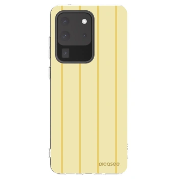 Picasee silikonowe przeźroczyste etui na Samsung Galaxy S20 Ultra 5G G988F - Liquid sunshine