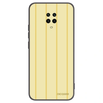Picasee silikonowe czarne etui na Xiaomi Redmi Note 9 Pro - Liquid sunshine