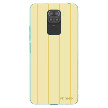 Picasee silikonowe czarne etui na Xiaomi Redmi Note 9 - Liquid sunshine