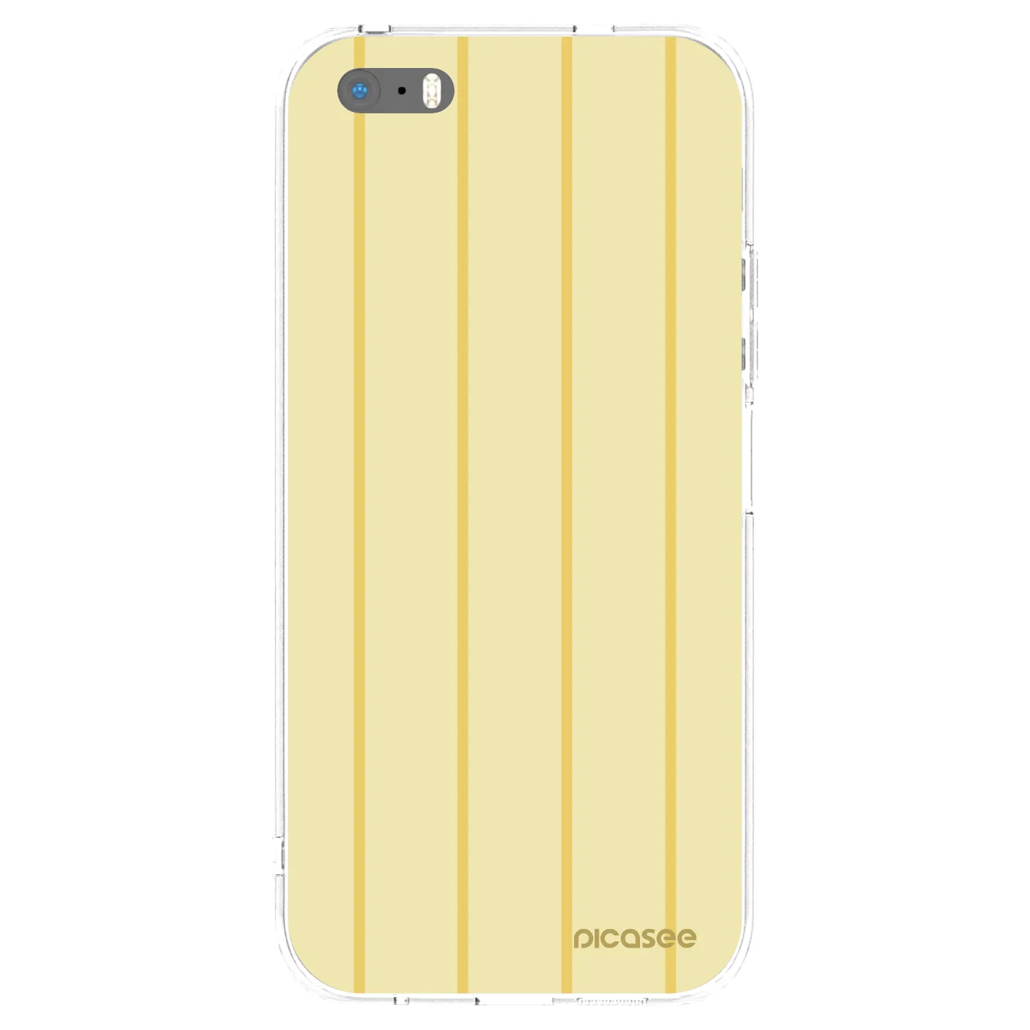 Picasee silikonowe przeźroczyste etui na Apple iPhone 5/5S/SE - Liquid sunshine