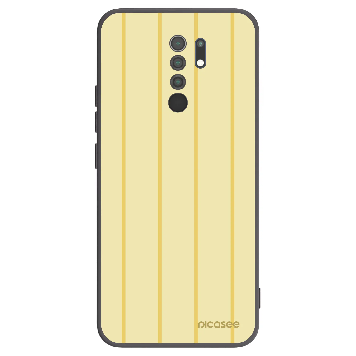 Picasee silikonowe czarne etui na Xiaomi Redmi 9 - Liquid sunshine