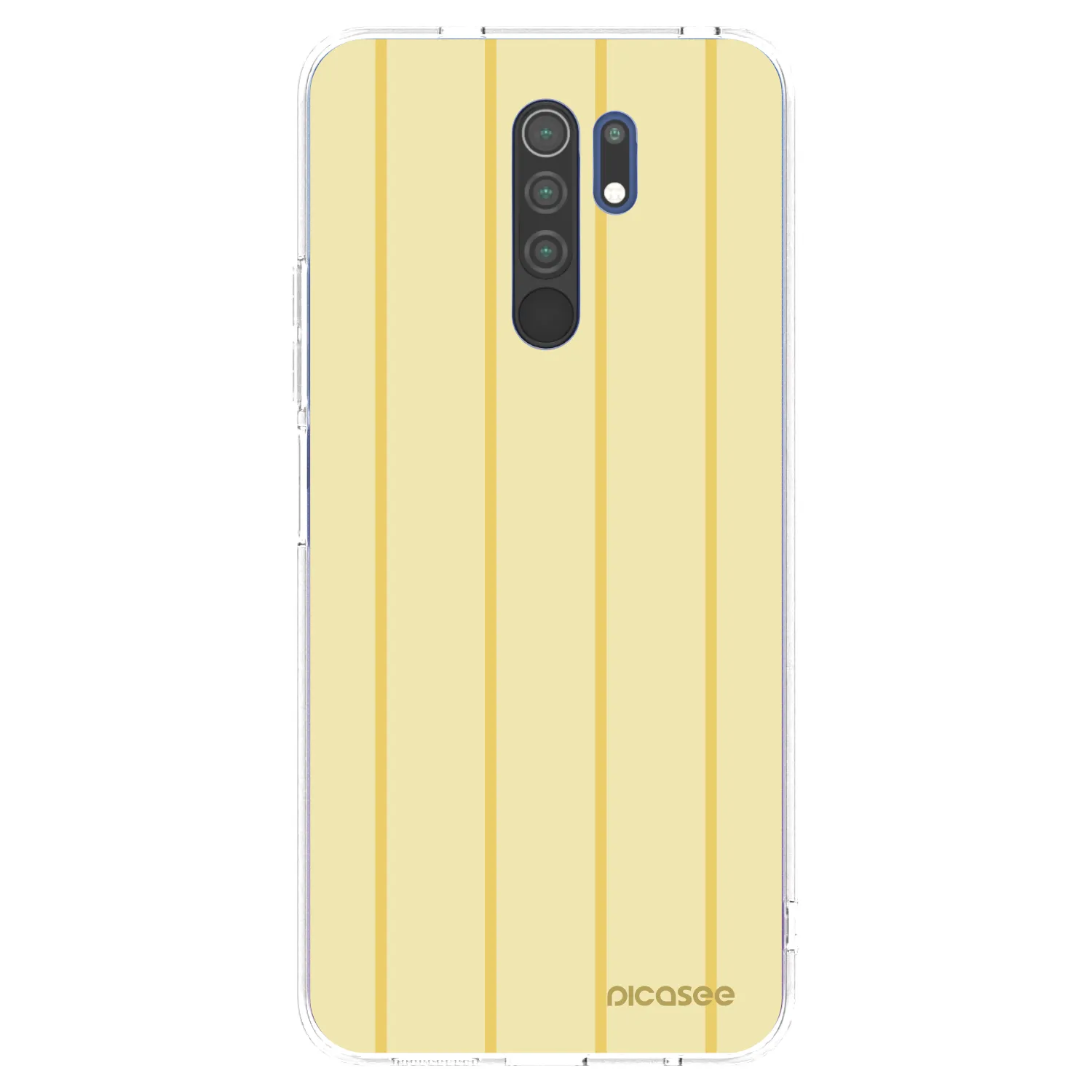 Picasee silikonowe przeźroczyste etui na Xiaomi Redmi 9 - Liquid sunshine