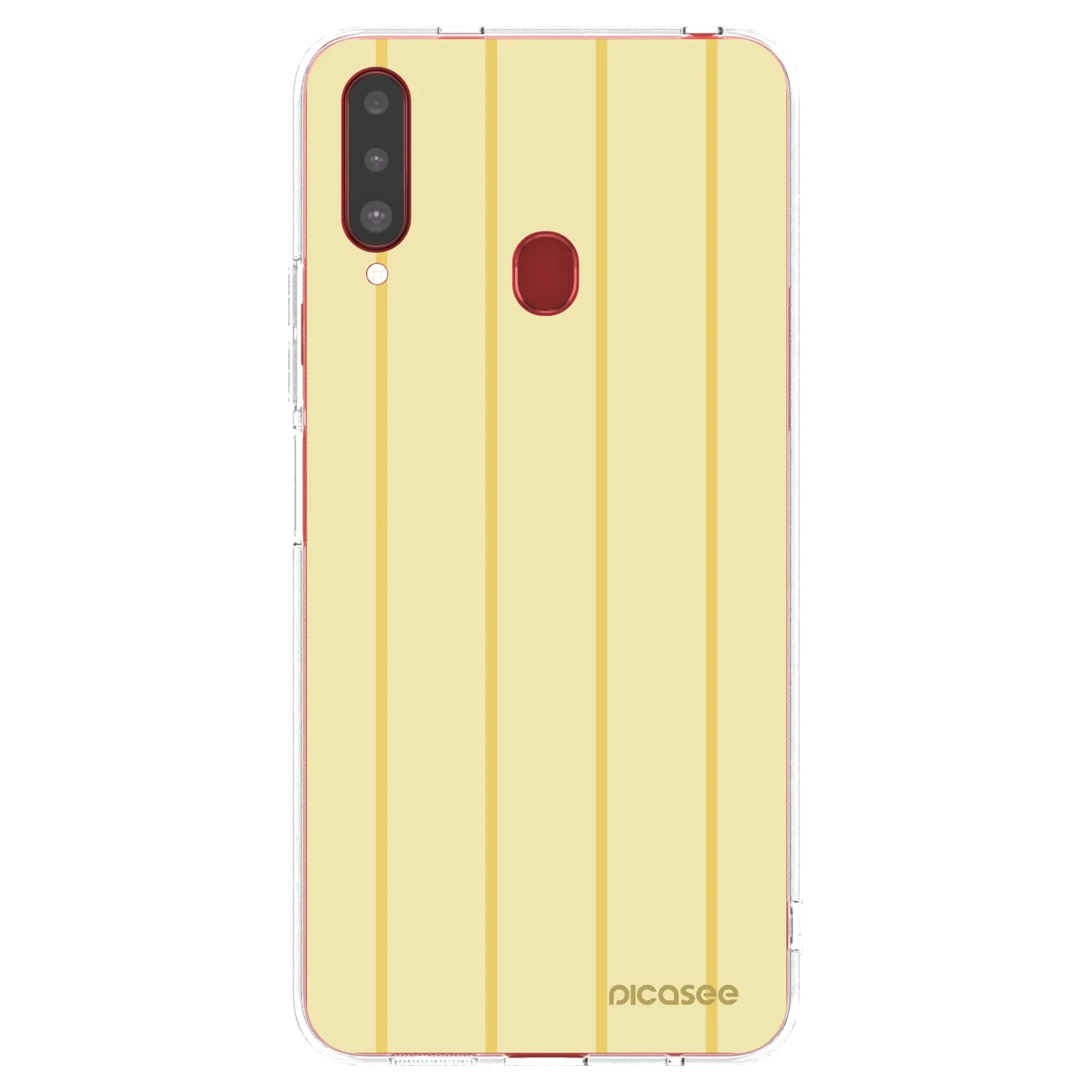 Picasee silikonowe przeźroczyste etui na Samsung Galaxy A20s - Liquid sunshine