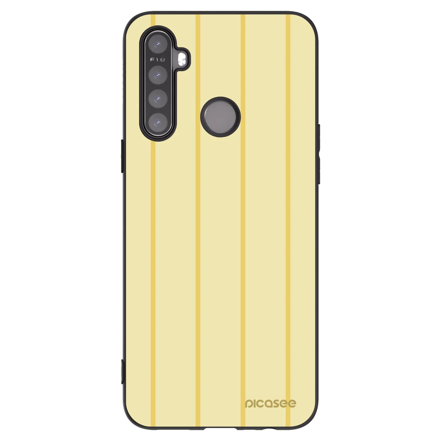 Picasee silikonowe czarne etui na Realme 5 - Liquid sunshine