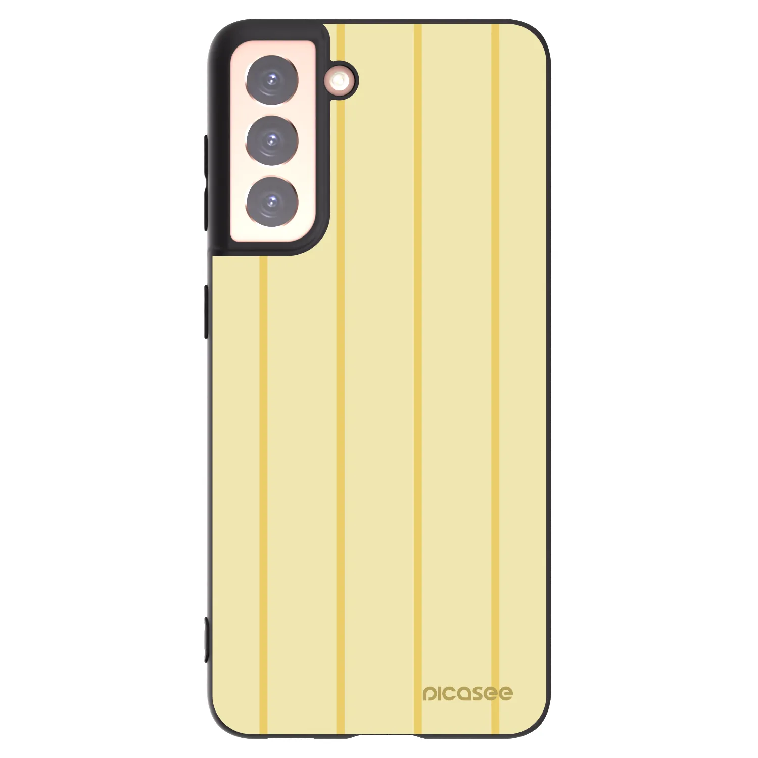 Picasee silikonowe czarne etui na Samsung Galaxy S21 5G G991B - Liquid sunshine