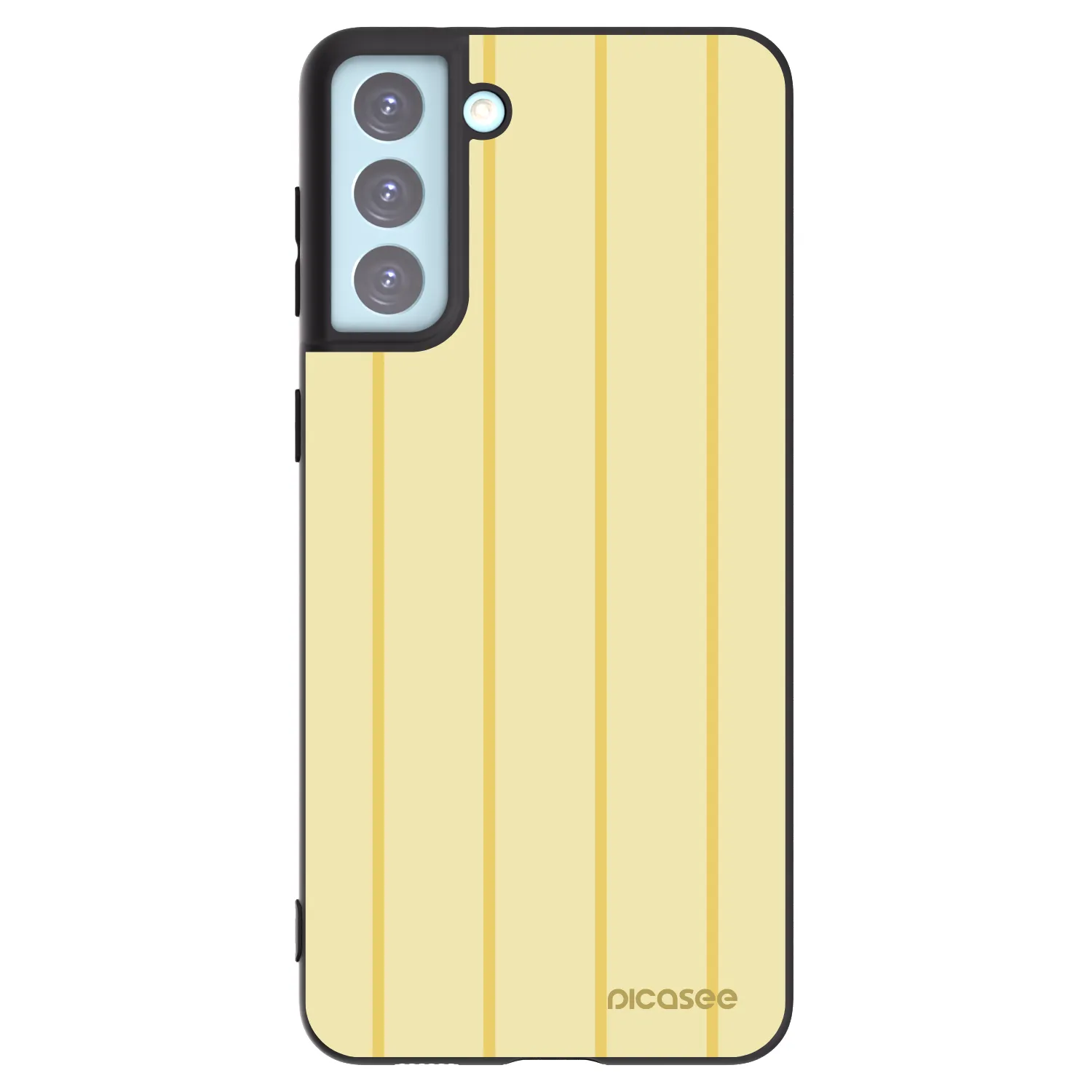 Picasee silikonowe czarne etui na Samsung Galaxy S21+ 5G G996F - Liquid sunshine