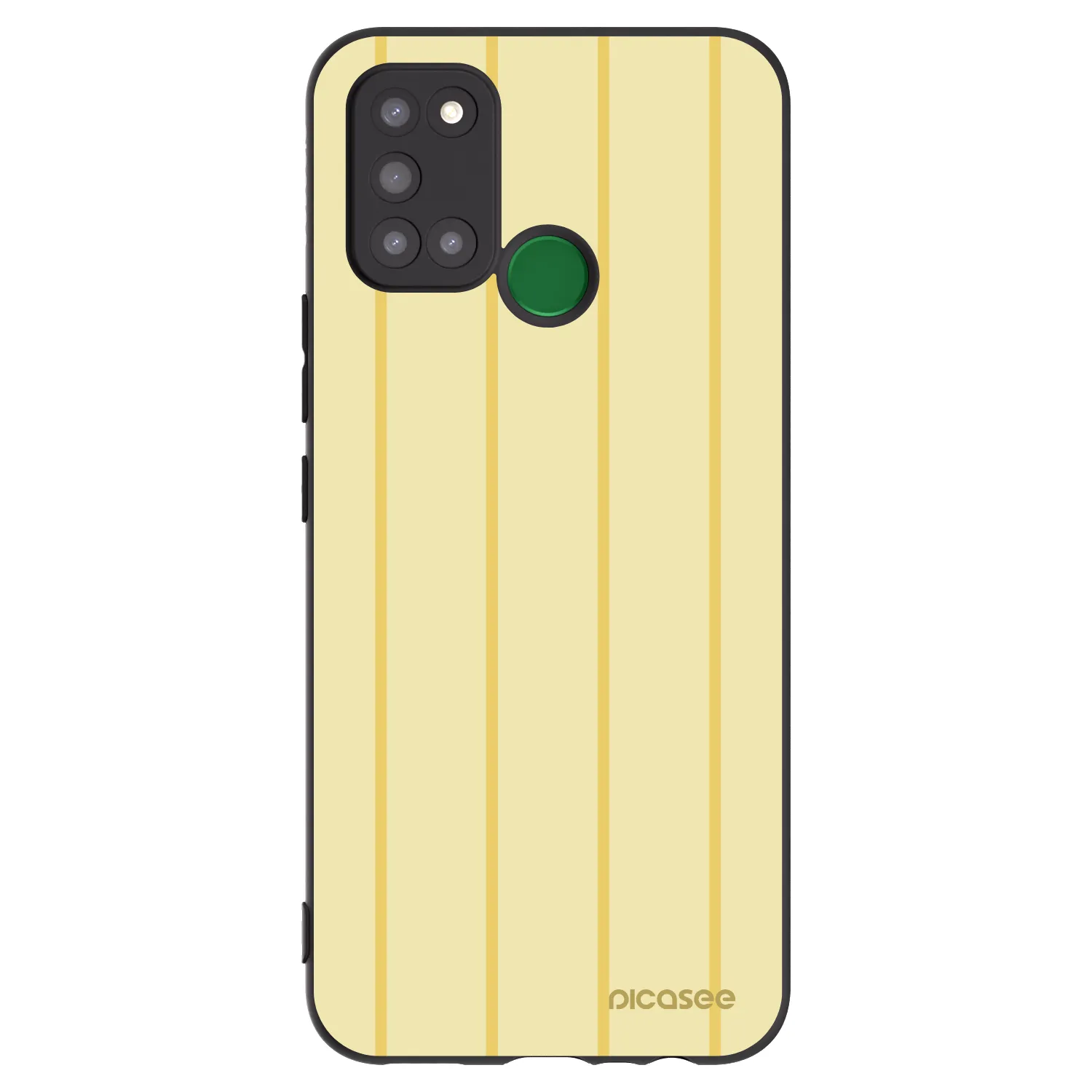 Picasee silikonowe czarne etui na Realme 7i - Liquid sunshine