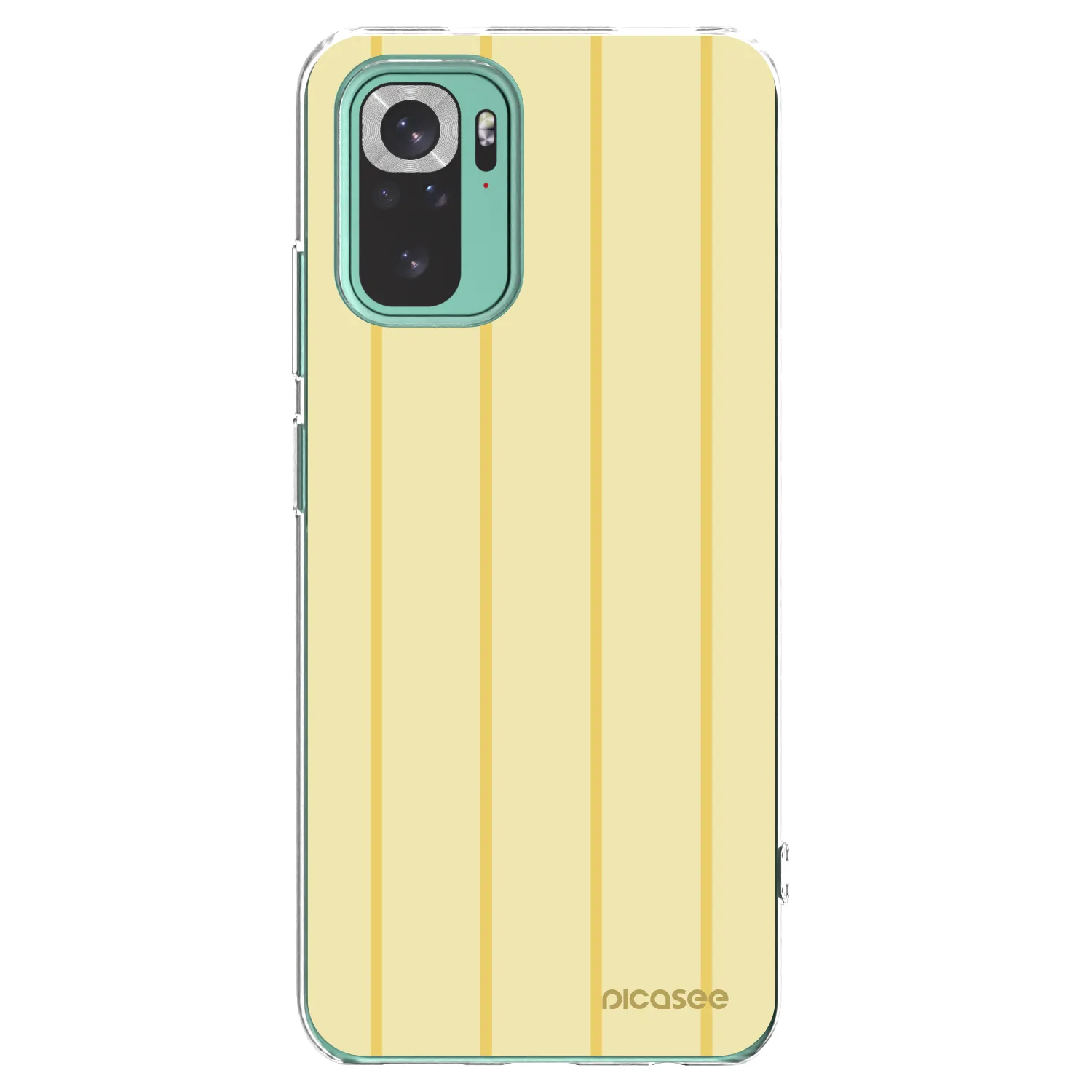 Picasee silikonowe przeźroczyste etui na Xiaomi Redmi Note 10 Pro - Liquid sunshine