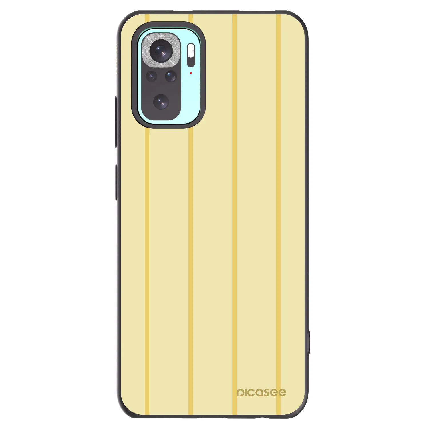 Picasee silikonowe czarne etui na Xiaomi Redmi Note 10 Pro - Liquid sunshine