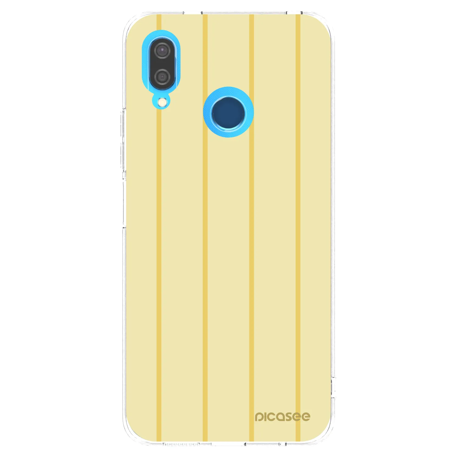 Picasee silikonowe przeźroczyste etui na Huawei P20 Lite - Liquid sunshine