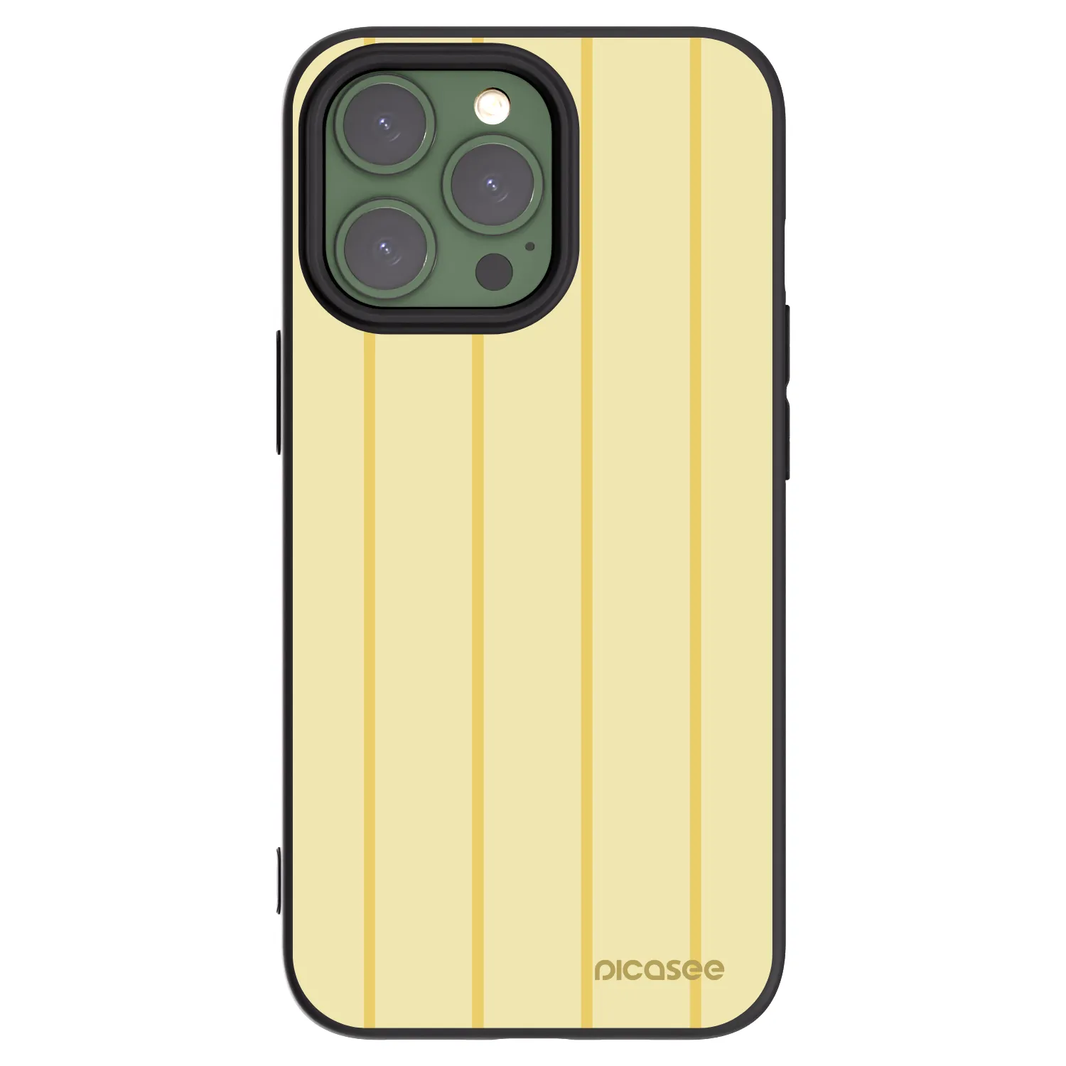 Picasee silikonowe czarne etui na Apple iPhone 13 Pro - Liquid sunshine