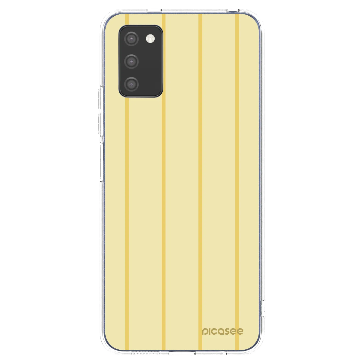 Picasee silikonowe przeźroczyste etui na Samsung Galaxy A02s A025G - Liquid sunshine