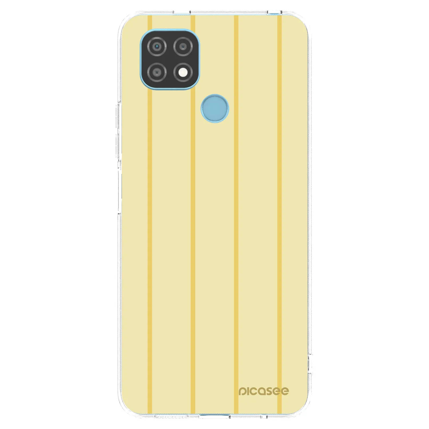 Picasee silikonowe przeźroczyste etui na Realme C21 - Liquid sunshine
