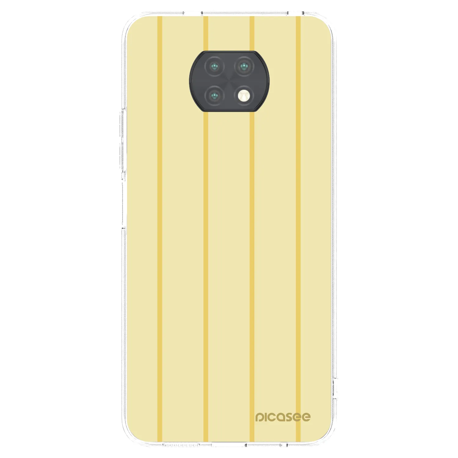 Picasee silikonowe przeźroczyste etui na Xiaomi Redmi Note 9T - Liquid sunshine