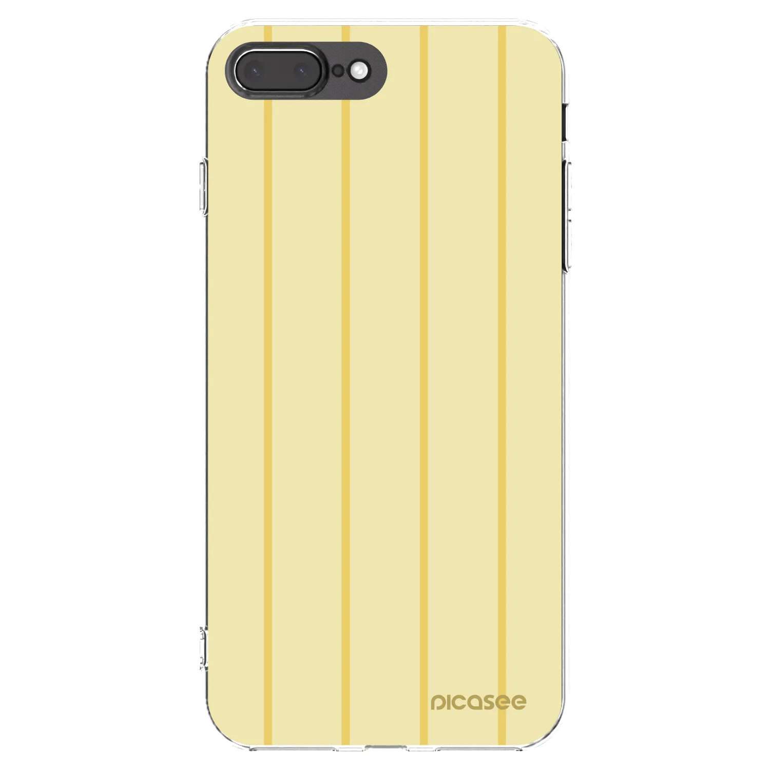 Picasee silikonowe przeźroczyste etui na Apple iPhone 7 Plus - Liquid sunshine