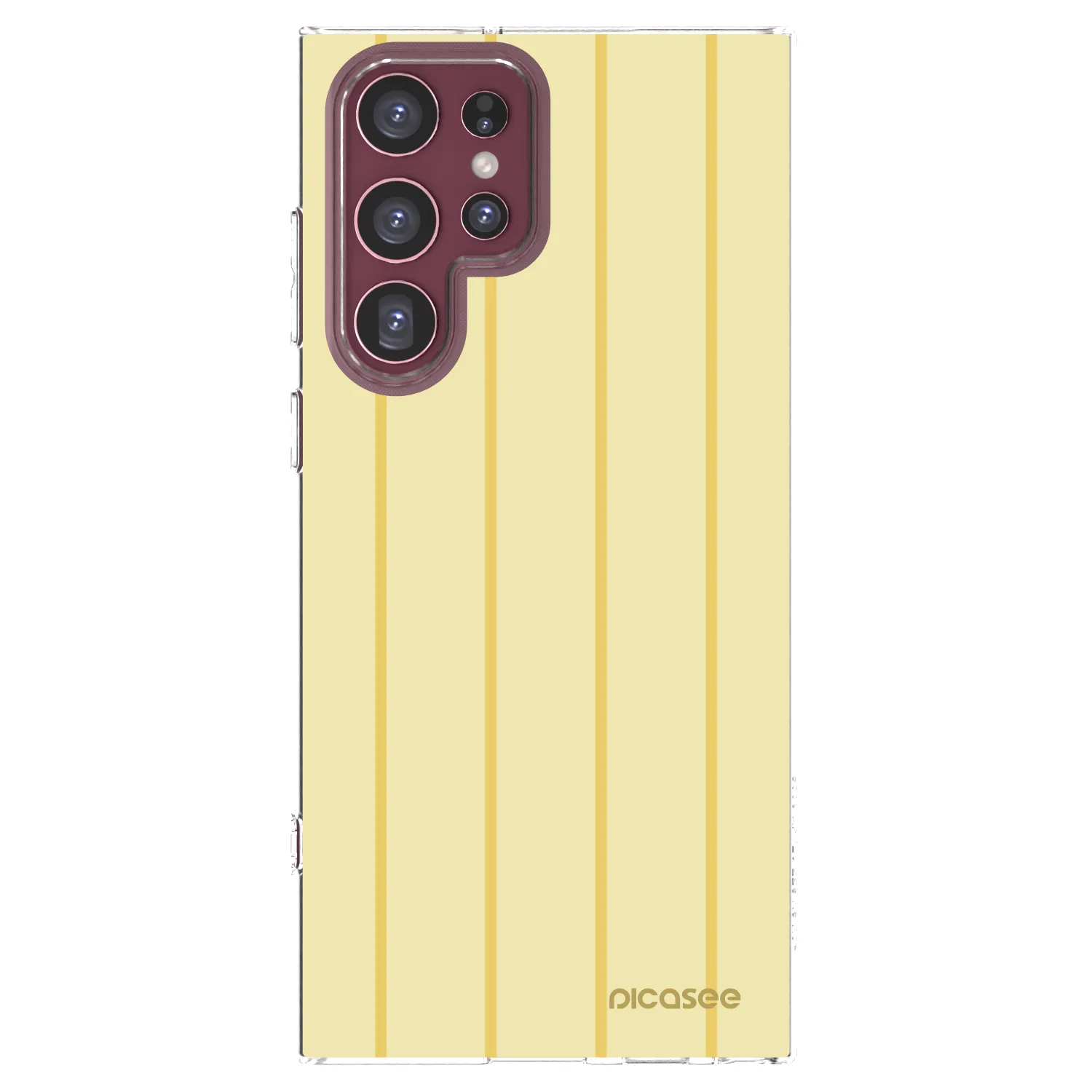 Picasee silikonowe przeźroczyste etui na Samsung Galaxy S22 Ultra 5G - Liquid sunshine