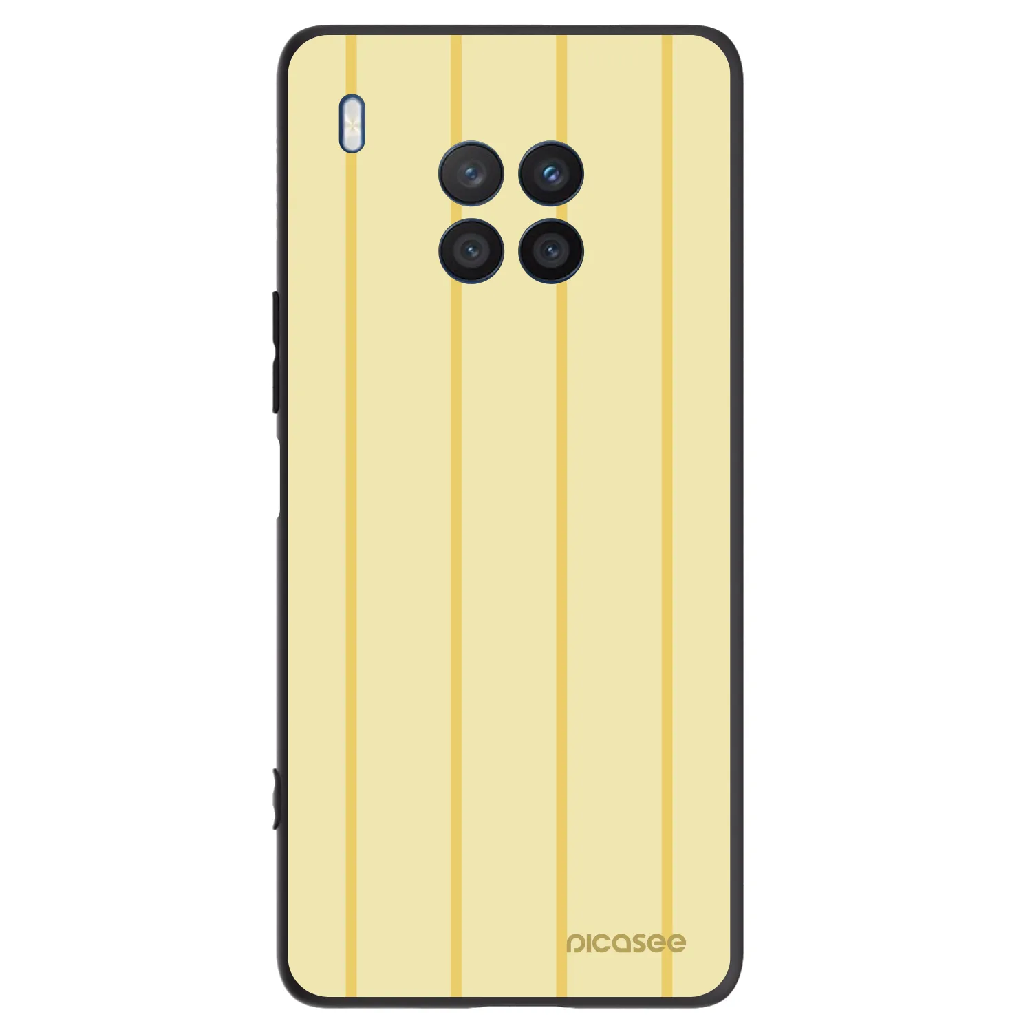 Picasee silikonowe czarne etui na Honor 50 Lite - Liquid sunshine