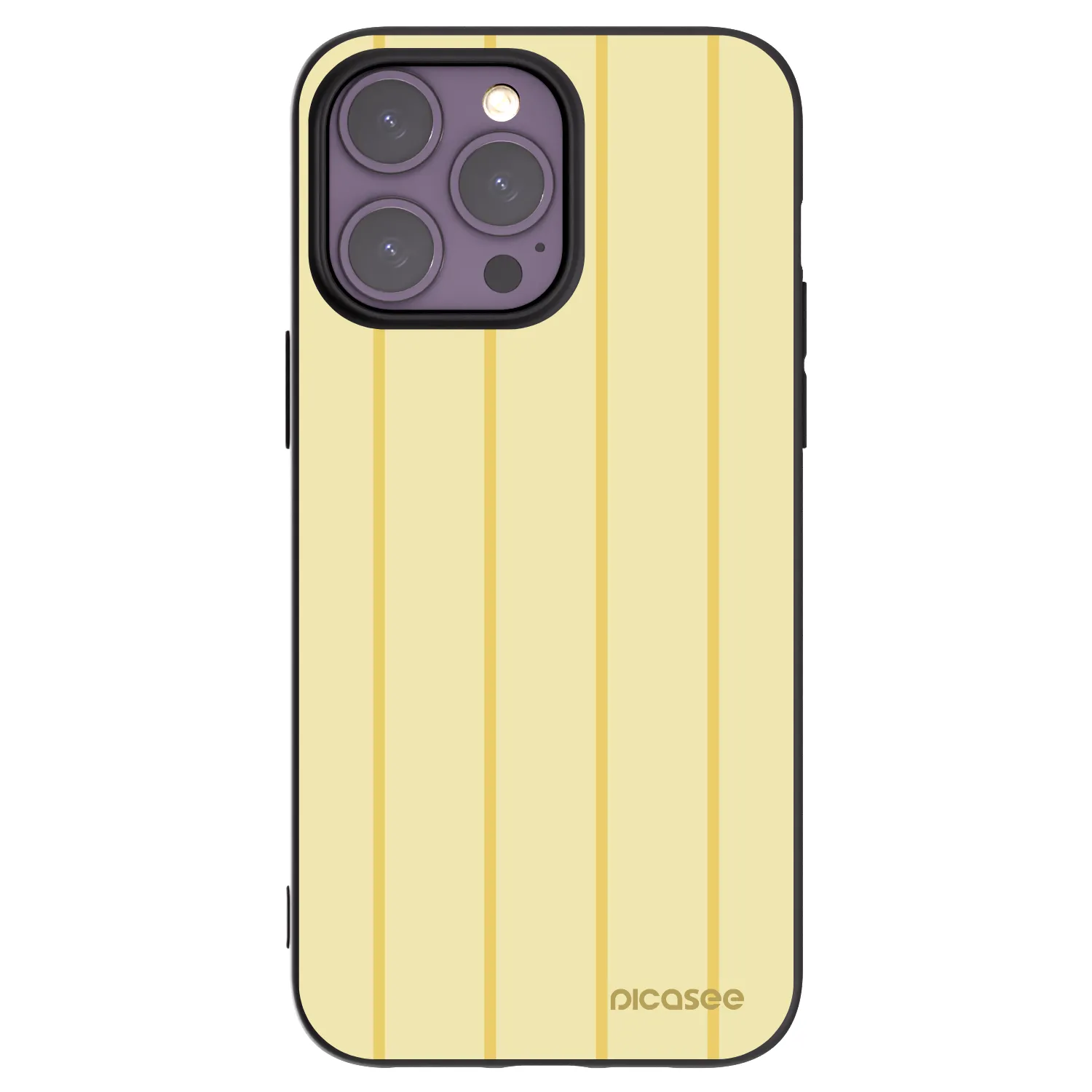 Picasee silikonowe czarne etui na Apple iPhone 14 Pro Max - Liquid sunshine