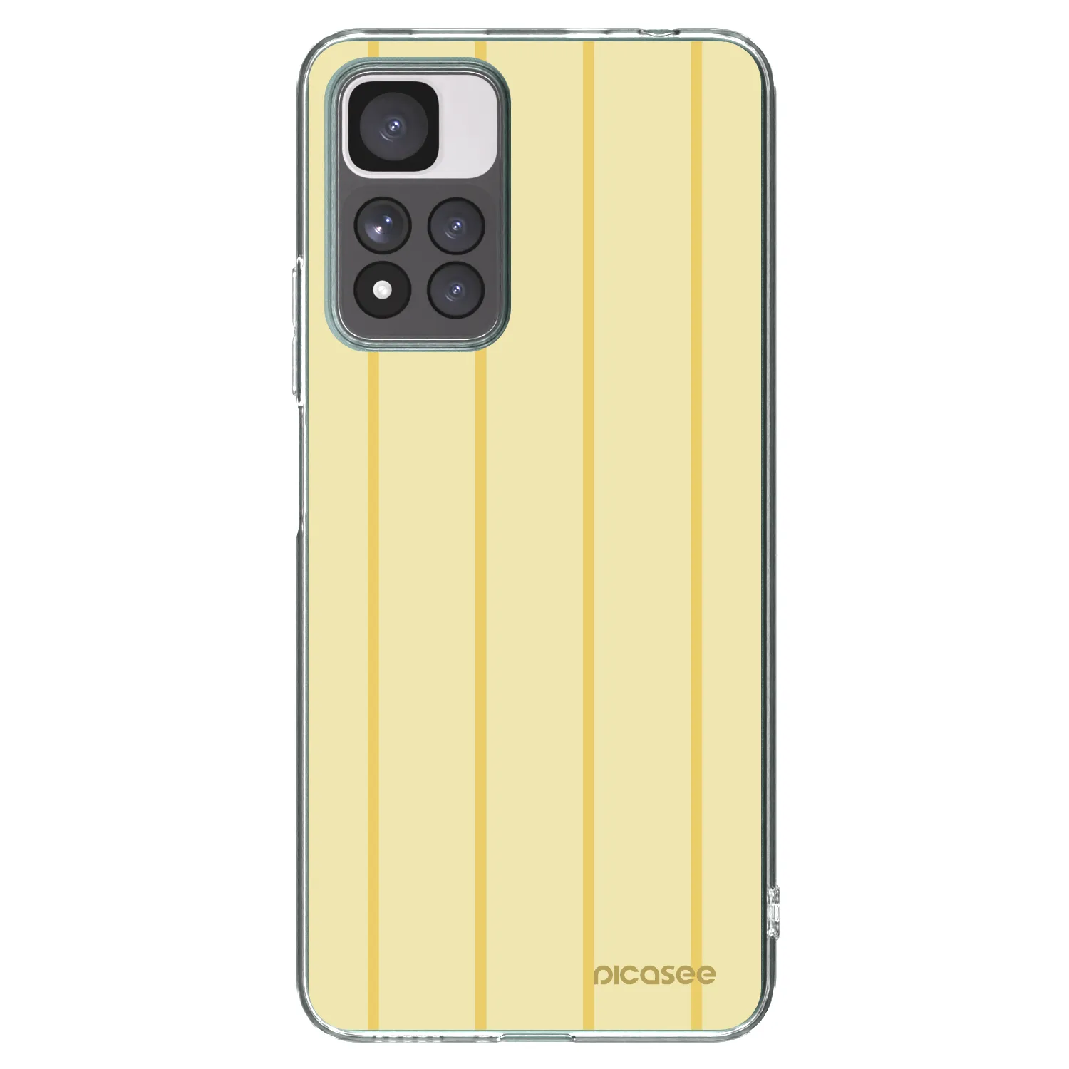 Picasee silikonowe przeźroczyste etui na Xiaomi Redmi Note 11 Pro+ 5G - Liquid sunshine