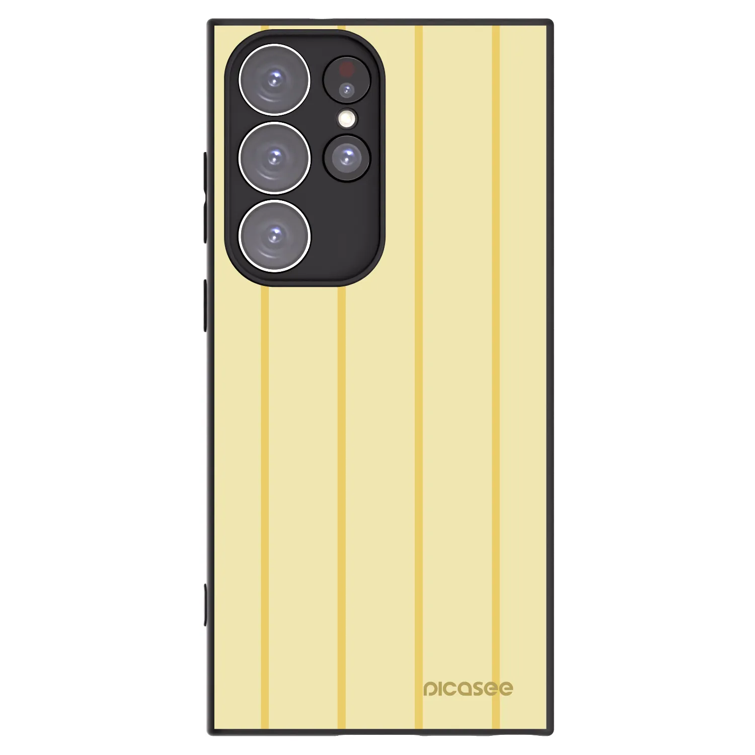 Picasee silikonowe czarne etui na Samsung Galaxy S23 Ultra 5G - Liquid sunshine