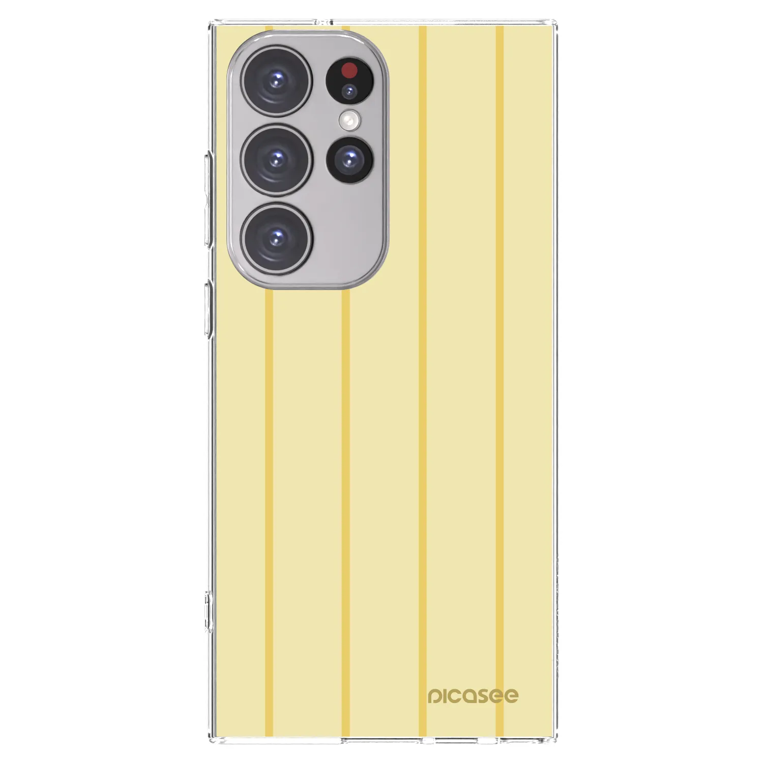 Picasee silikonowe przeźroczyste etui na Samsung Galaxy S23 Ultra 5G - Liquid sunshine