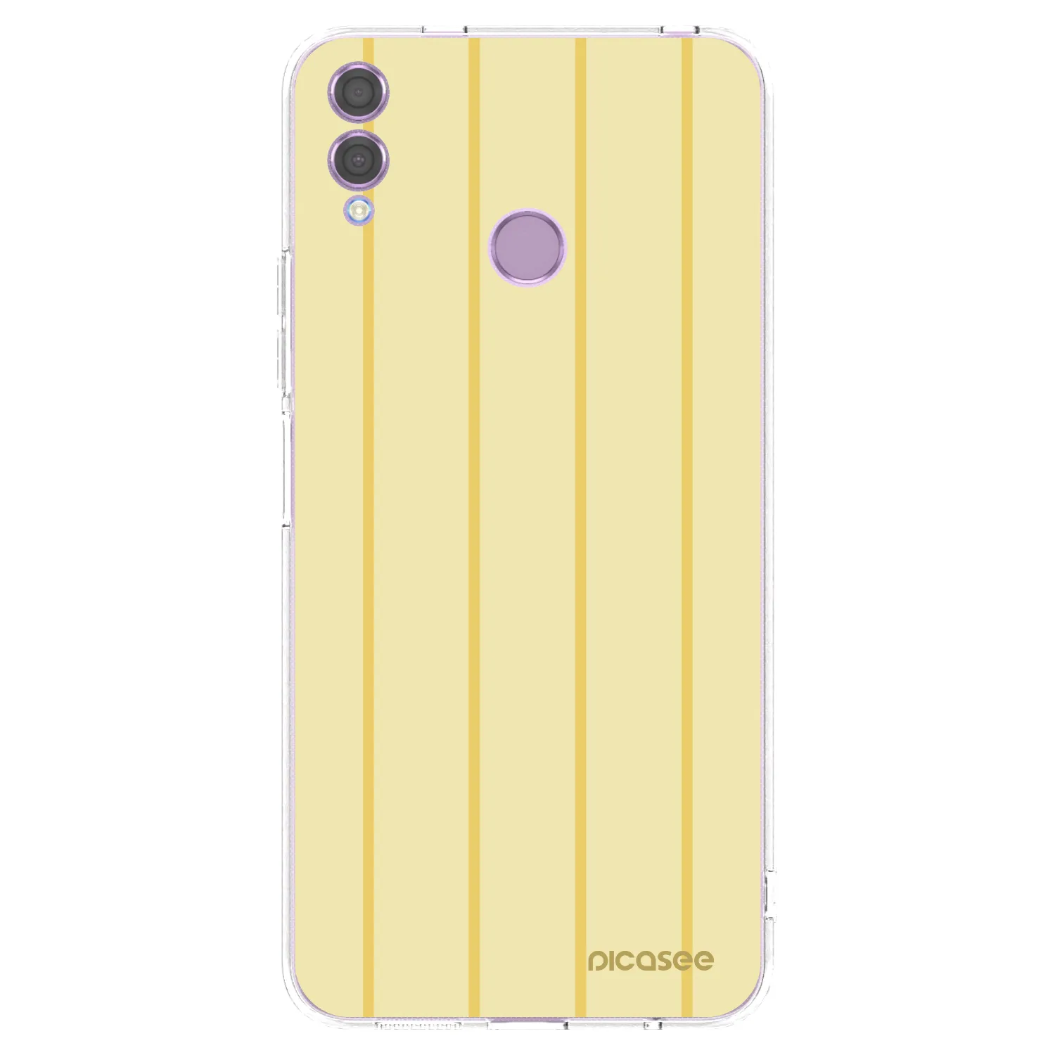 Picasee silikonowe przeźroczyste etui na Honor 8X - Liquid sunshine