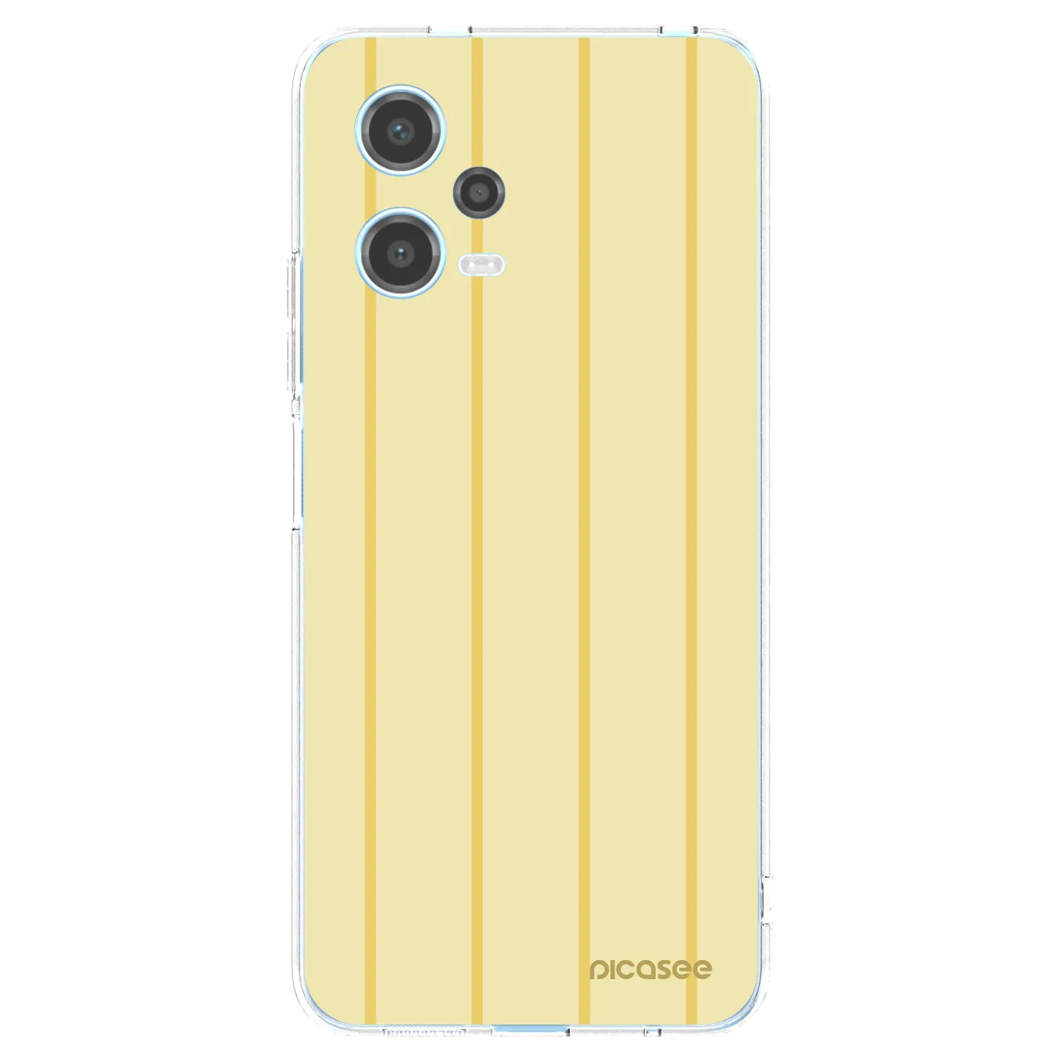 Picasee silikonowe przeźroczyste etui na Xiaomi Redmi Note 12 5G - Liquid sunshine