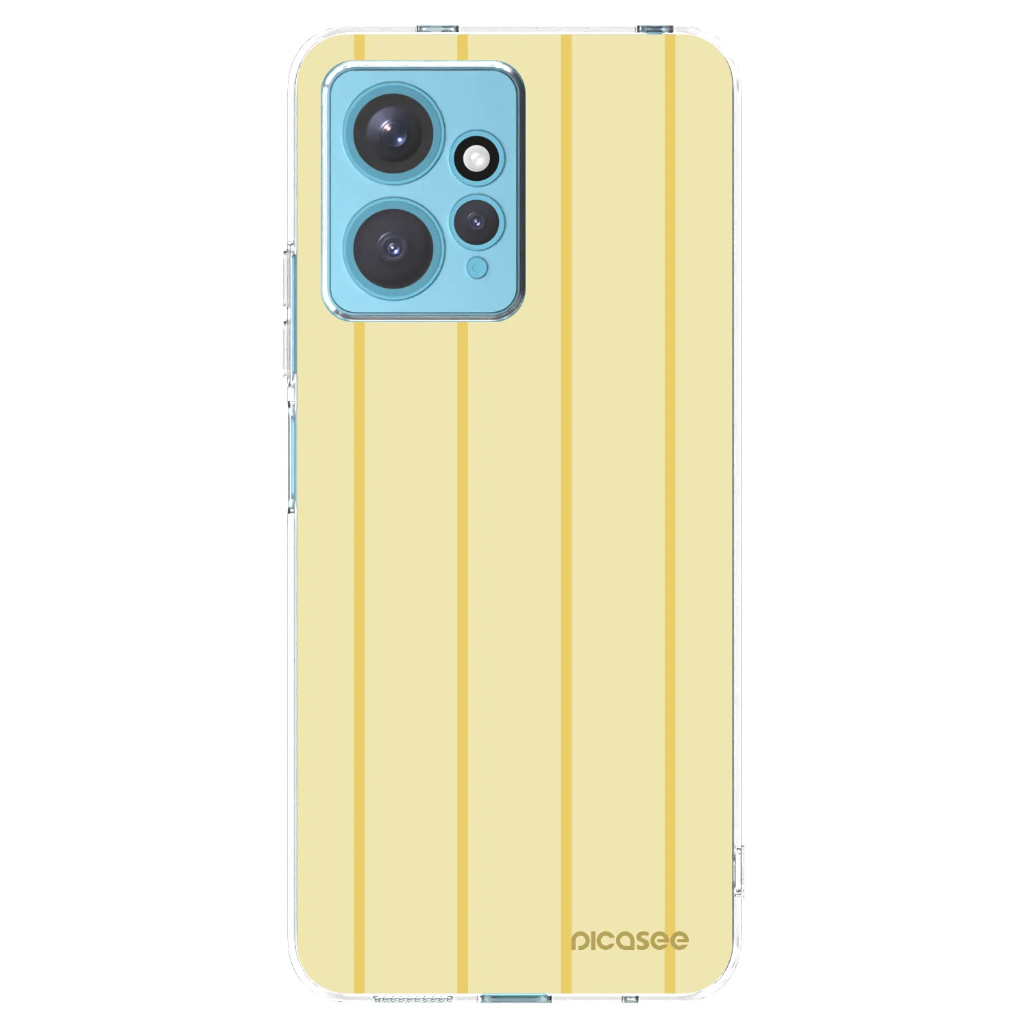 Picasee silikonowe przeźroczyste etui na Xiaomi Redmi Note 12 4G - Liquid sunshine