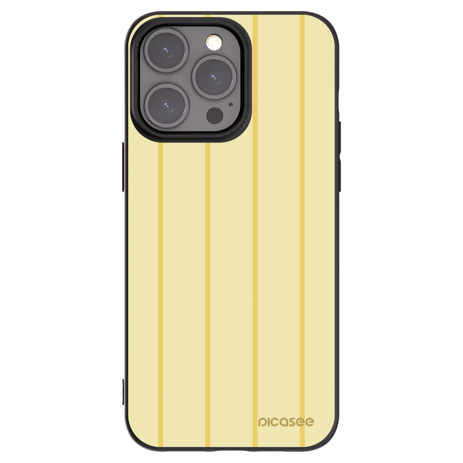 Picasee silikonowe czarne etui na Apple iPhone 15 Pro Max - Liquid sunshine