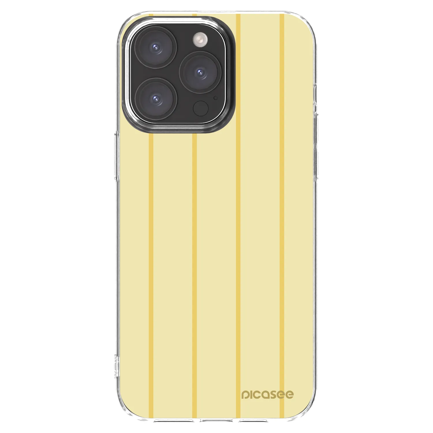 Picasee silikonowe przeźroczyste etui na Apple iPhone 15 Pro Max - Liquid sunshine