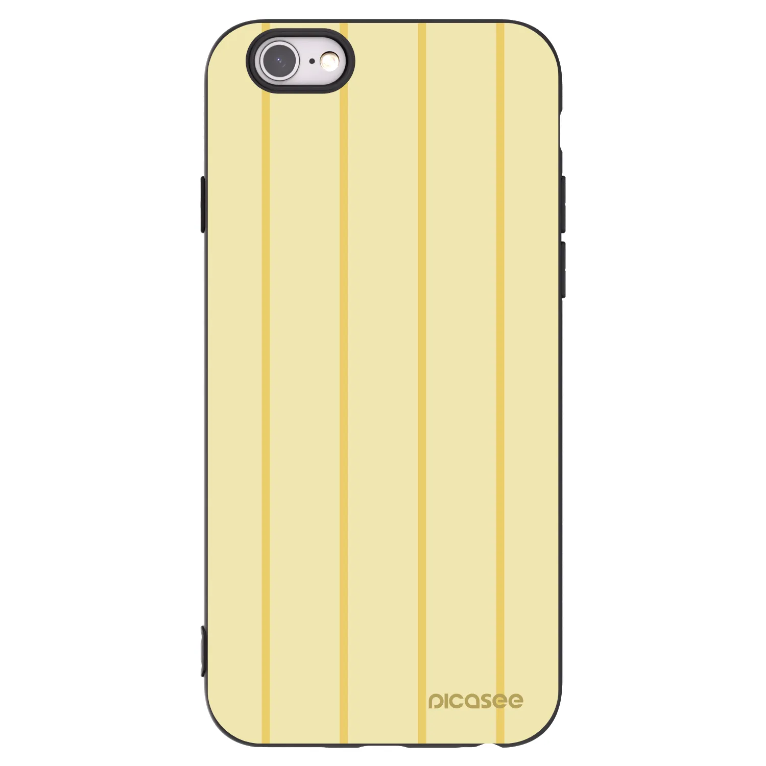 Picasee silikonowe czarne etui na Apple iPhone 6/6S - Liquid sunshine