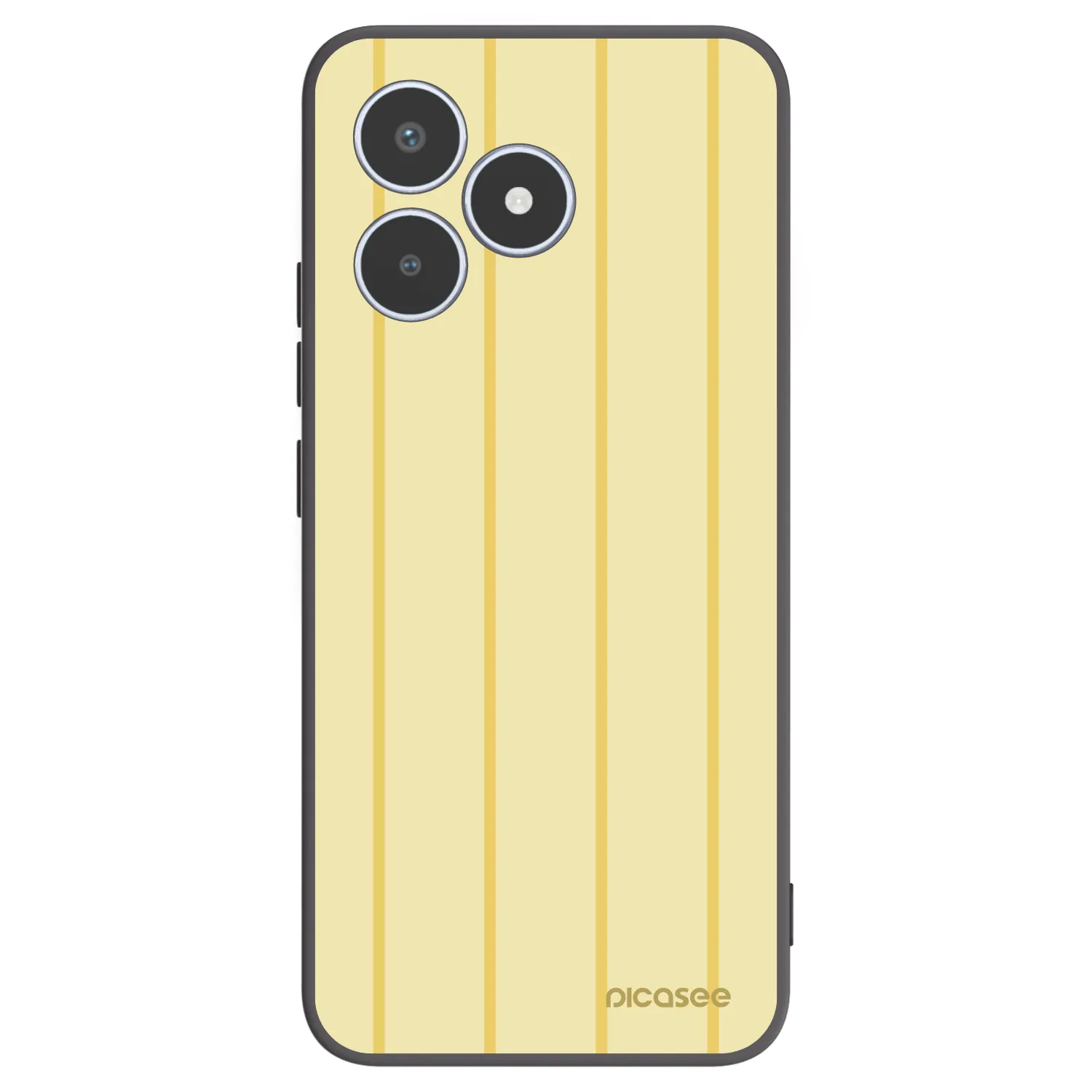 Picasee silikonowe czarne etui na Realme C53 - Liquid sunshine
