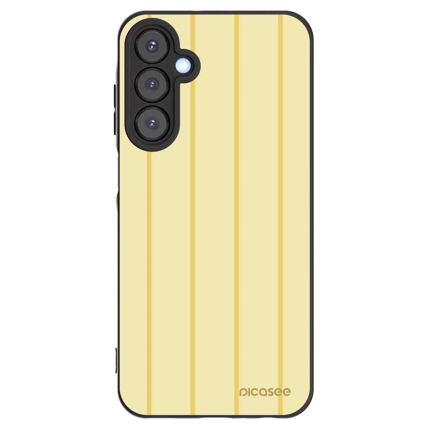 Picasee silikonowe czarne etui na Samsung Galaxy A25 A256B 5G - Liquid sunshine