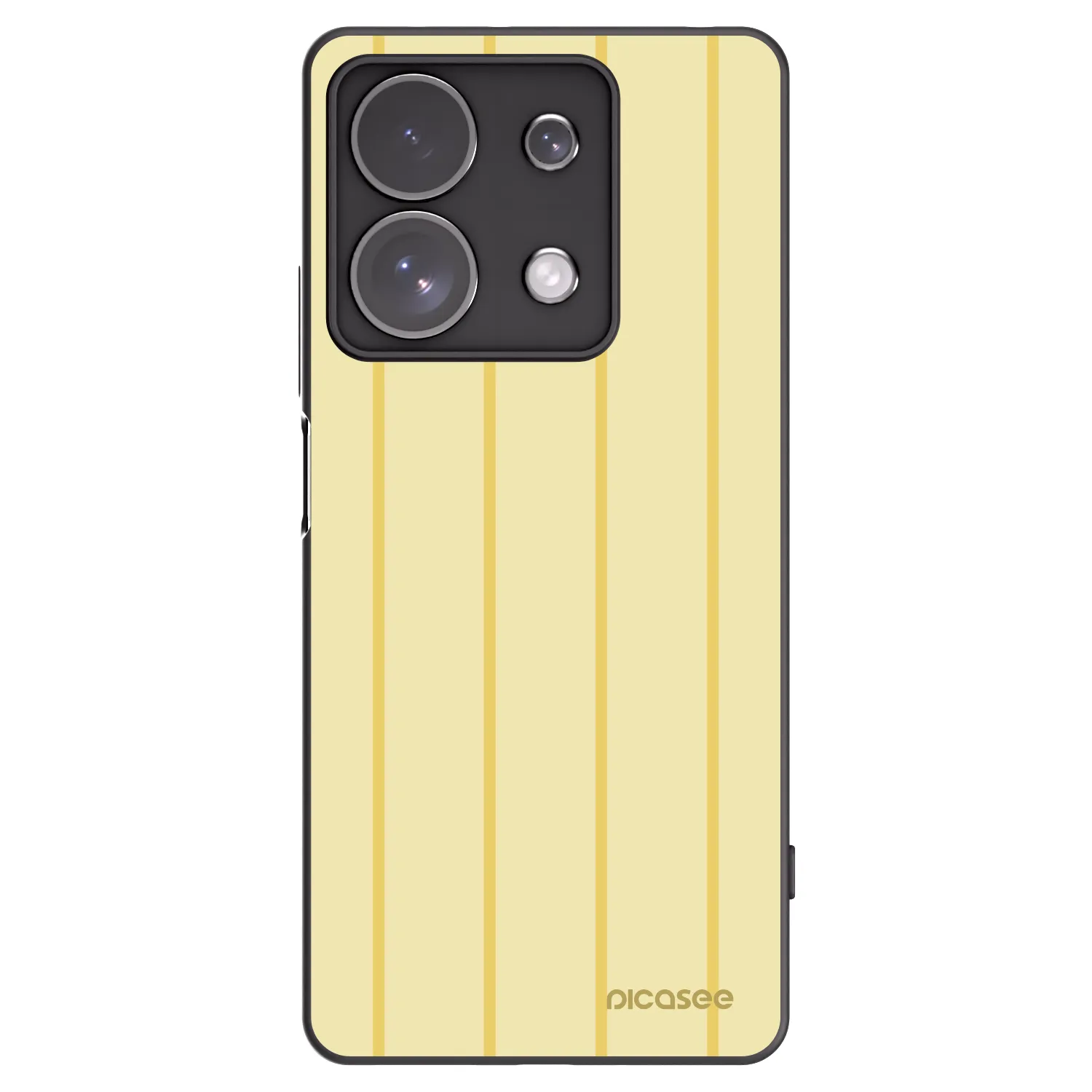 Picasee silikonowe czarne etui na Xiaomi Redmi Note 13 Pro 4G - Liquid sunshine