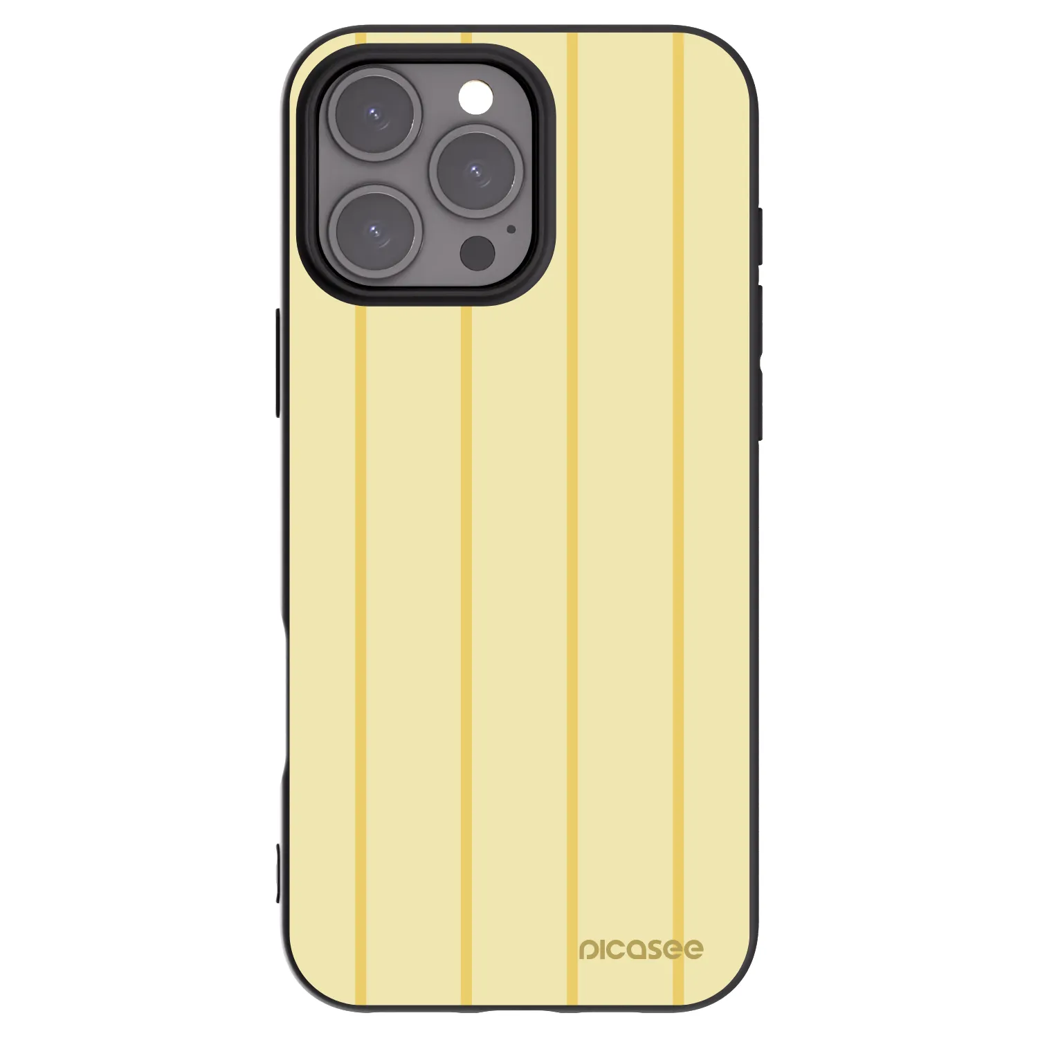 Picasee silikonowe czarne etui na Apple iPhone 16 Pro Max - Liquid sunshine