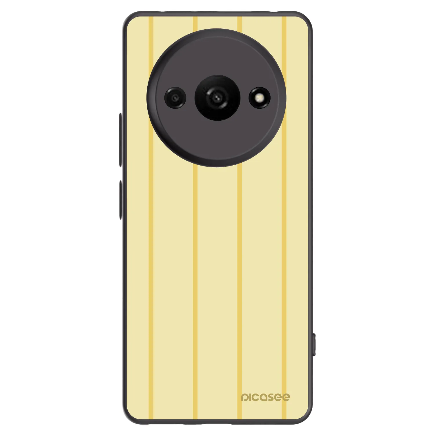 Picasee silikonowe czarne etui na Xiaomi Redmi A3 - Liquid sunshine