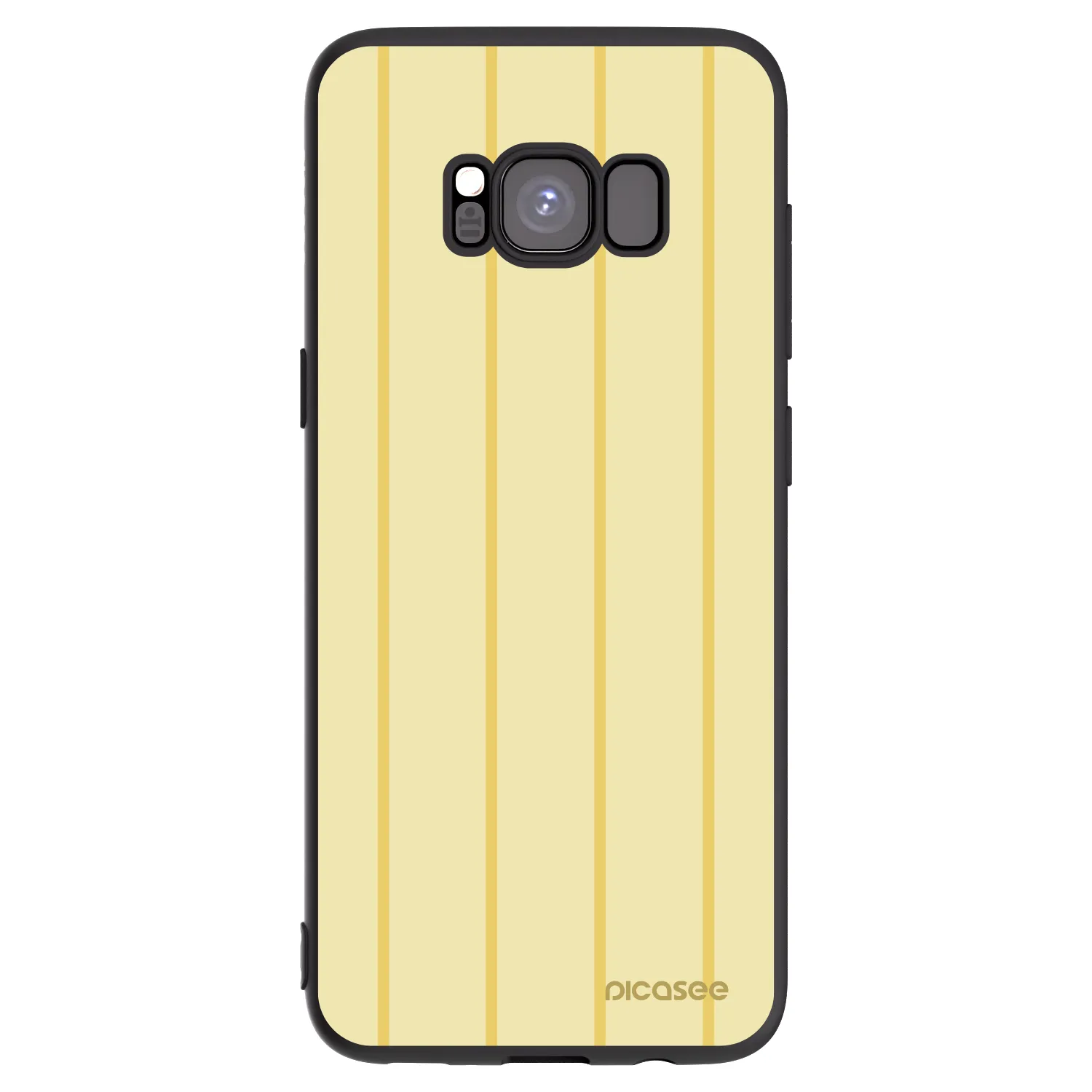 Picasee silikonowe czarne etui na Samsung Galaxy S8 G950F - Liquid sunshine