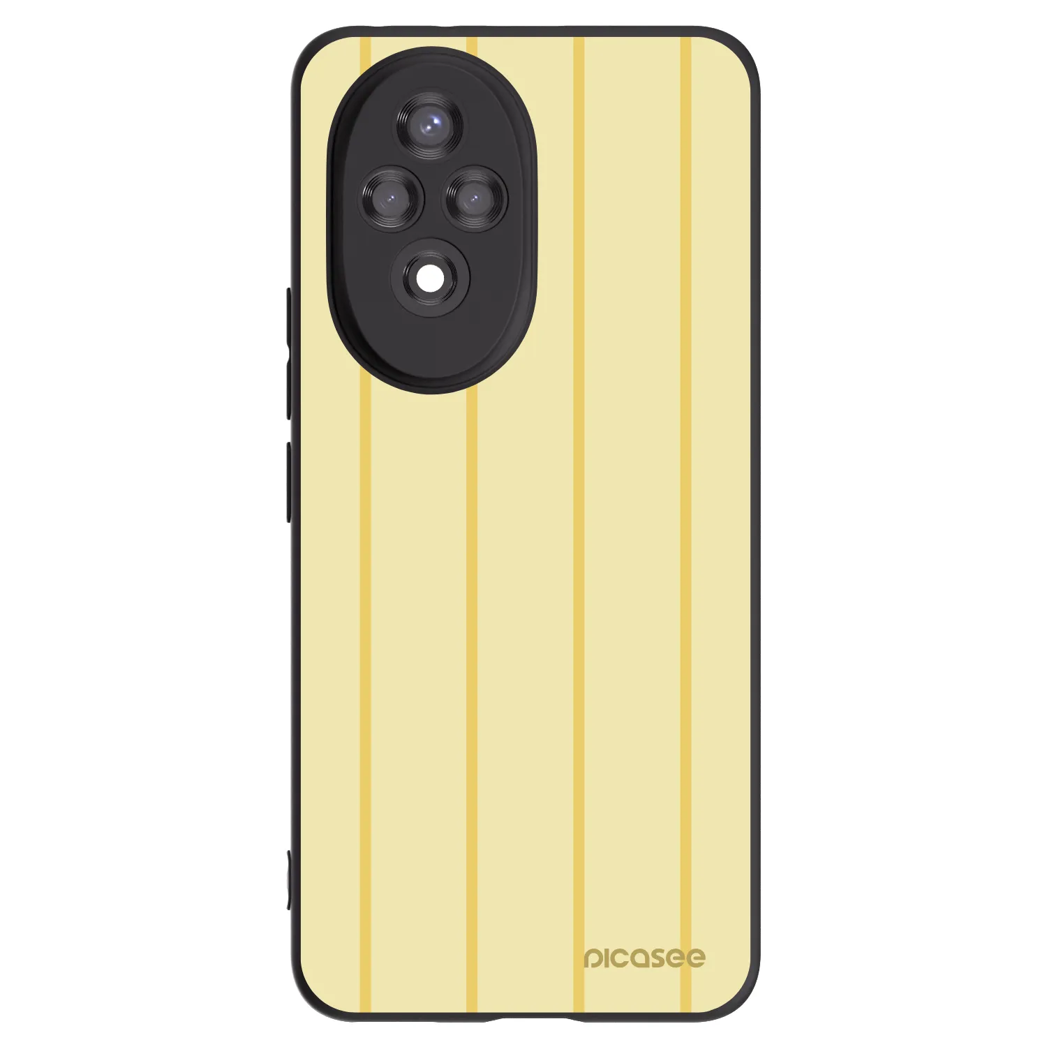 Picasee silikonowe czarne etui na Honor 200 Pro 5G - Liquid sunshine