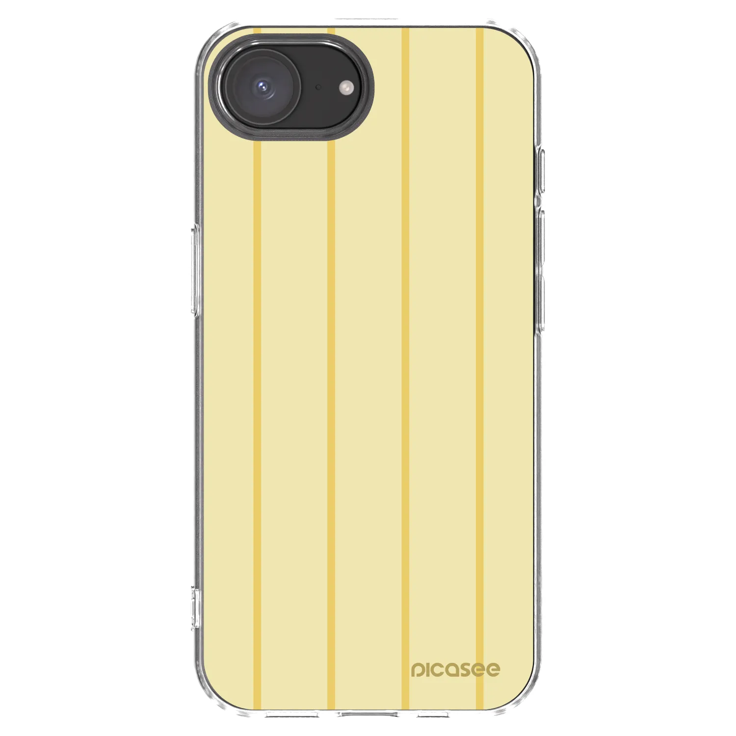 Picasee silikonowe przeźroczyste etui na Apple iPhone 16e - Liquid sunshine