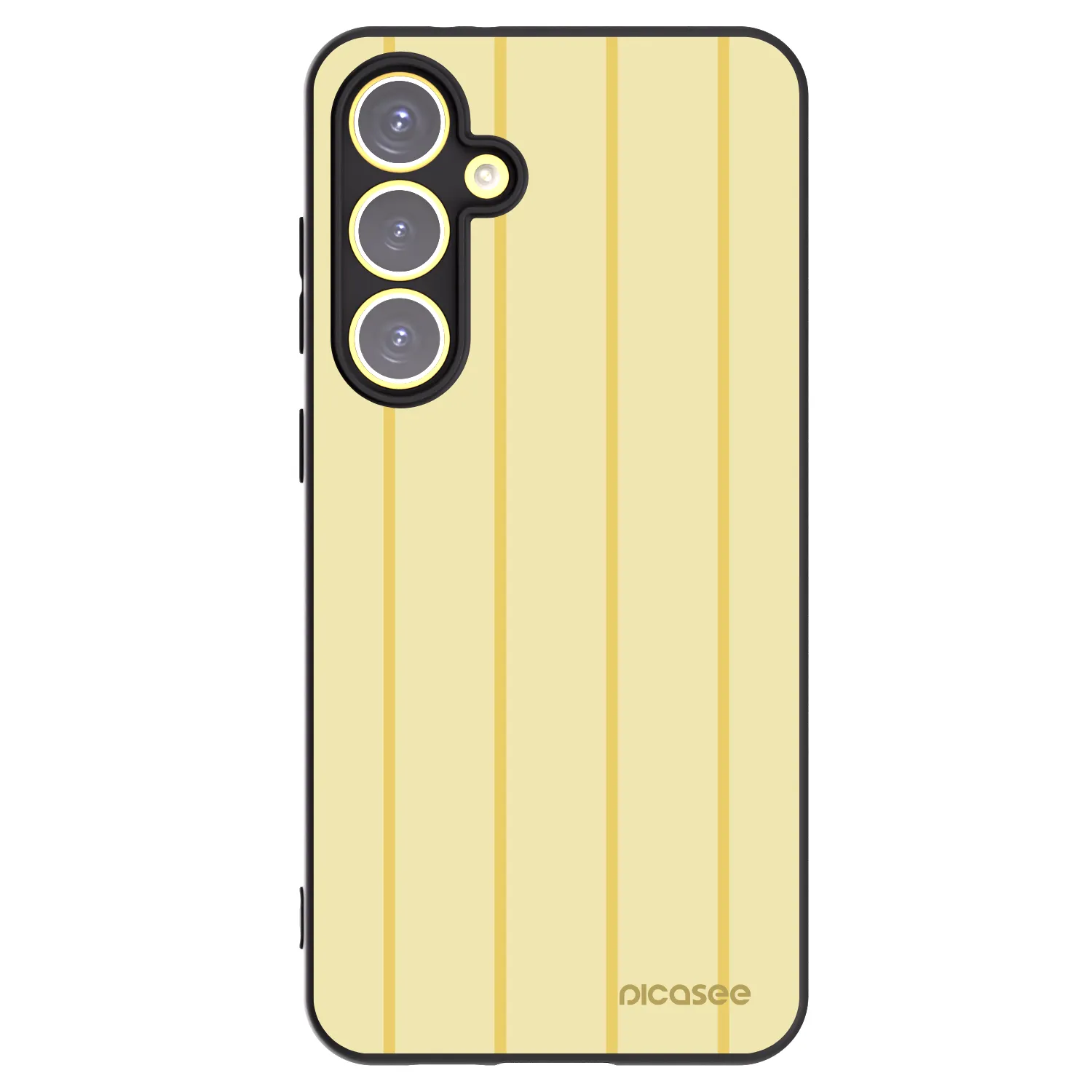 Picasee silikonowe czarne etui na Samsung Galaxy S24 FE S721B - Liquid sunshine