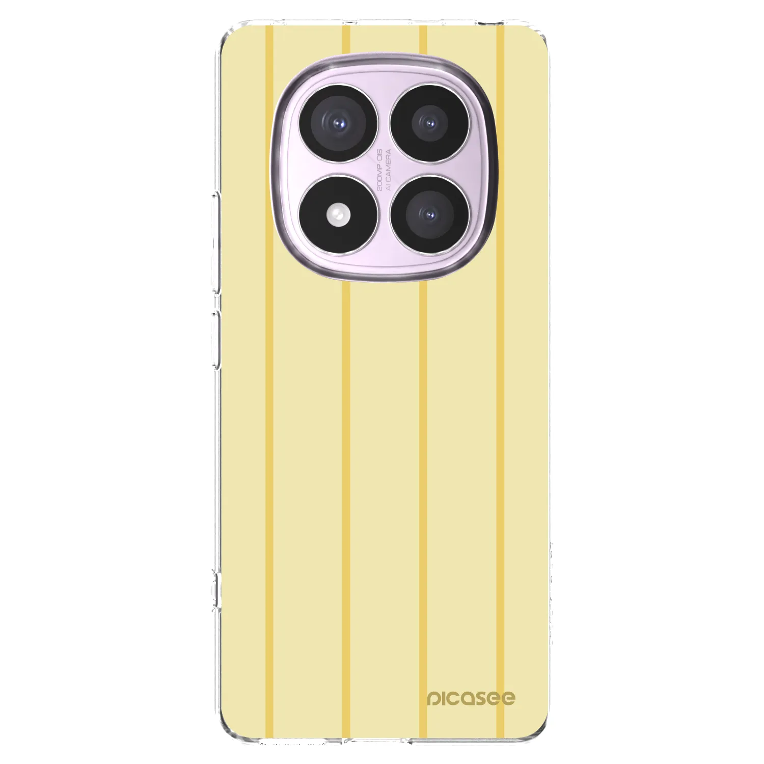 Picasee silikonowe przeźroczyste etui na Xiaomi Redmi Note 14 Pro 5G - Liquid sunshine