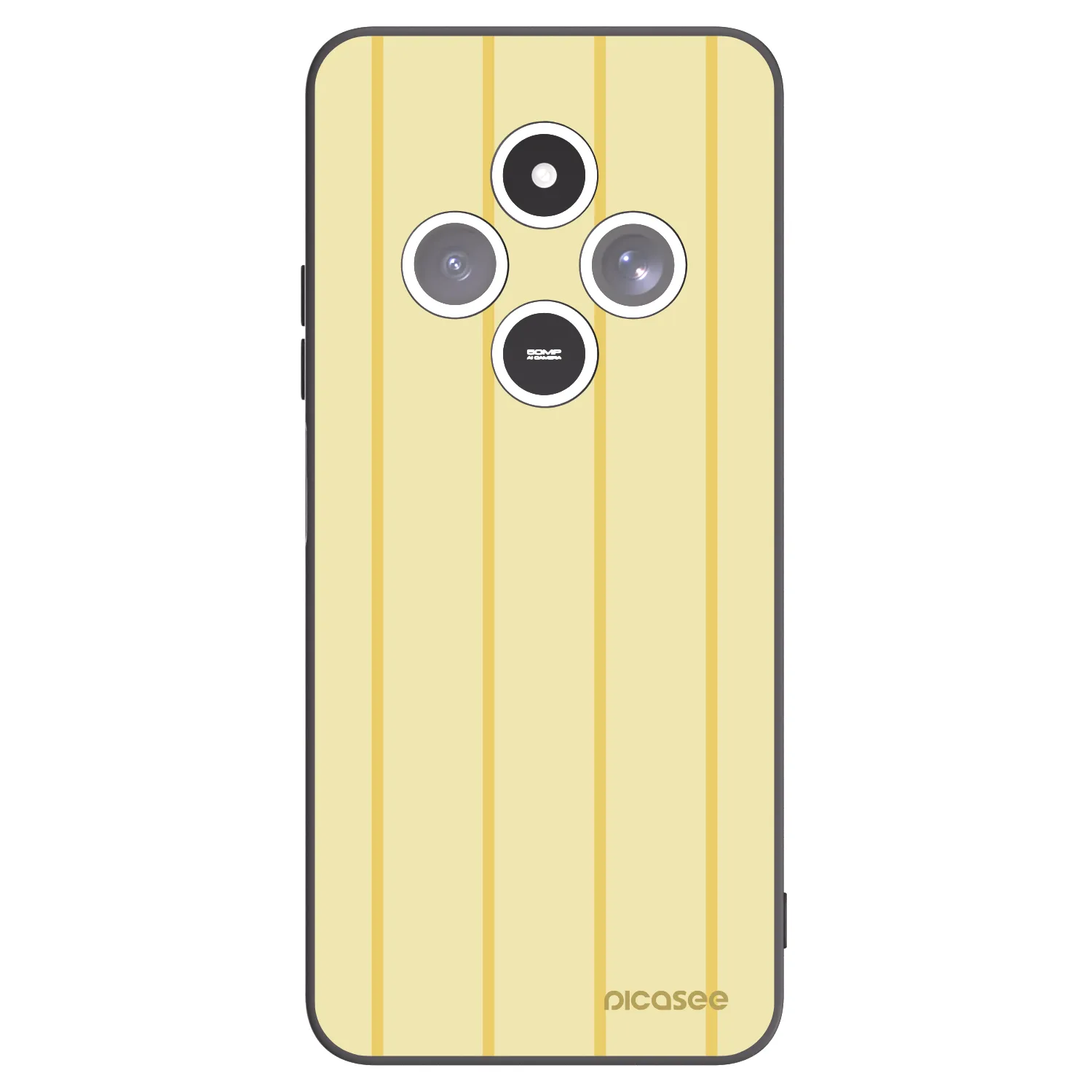 Picasee silikonowe czarne etui na Xiaomi Redmi 14C - Liquid sunshine