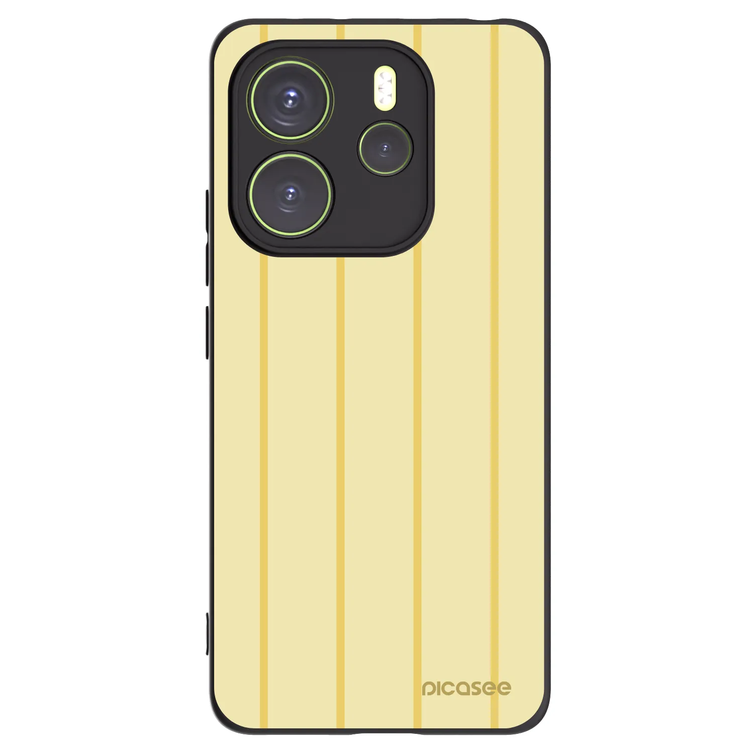Picasee silikonowe czarne etui na Xiaomi Redmi Note 14 4G - Liquid sunshine