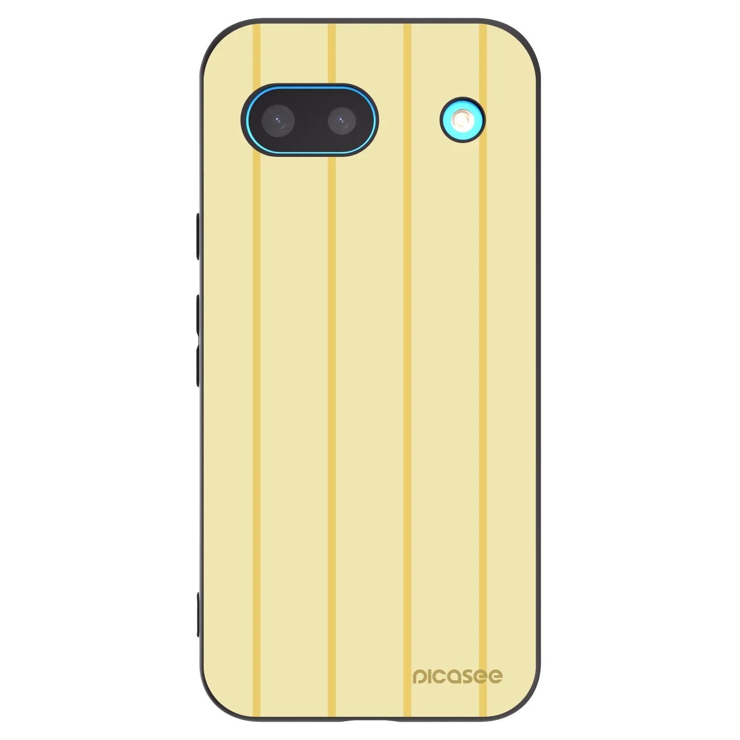 Picasee silikonowe czarne etui na Google Pixel 8a - Liquid sunshine